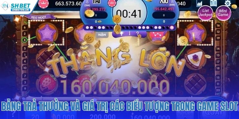 Giá trị từng biểu tượng quyết định hệ số nhân thưởng