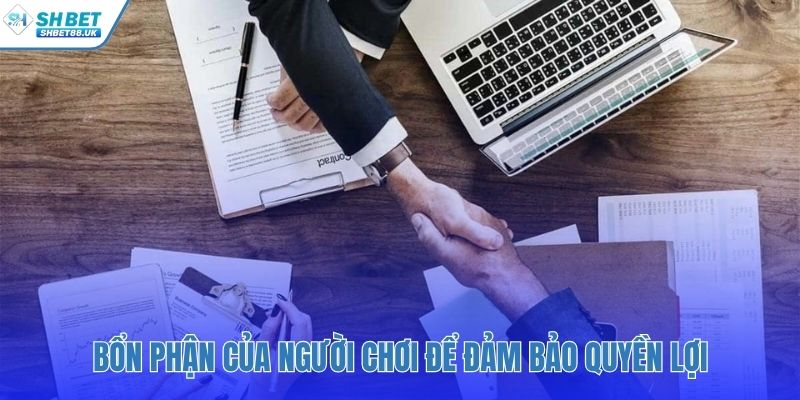 Nghĩa vụ người chơi trong chính sách miễn trừ trách nhiệm SHBET