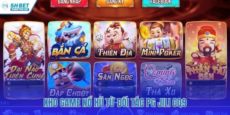 Nổ hũ SHBET quy tụ game từ ba nhà cung cấp lớn